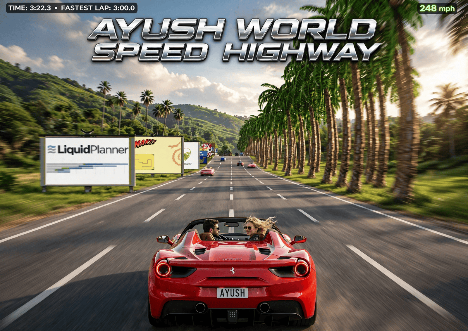 Ayush World Speed Highway racing game thumbnail